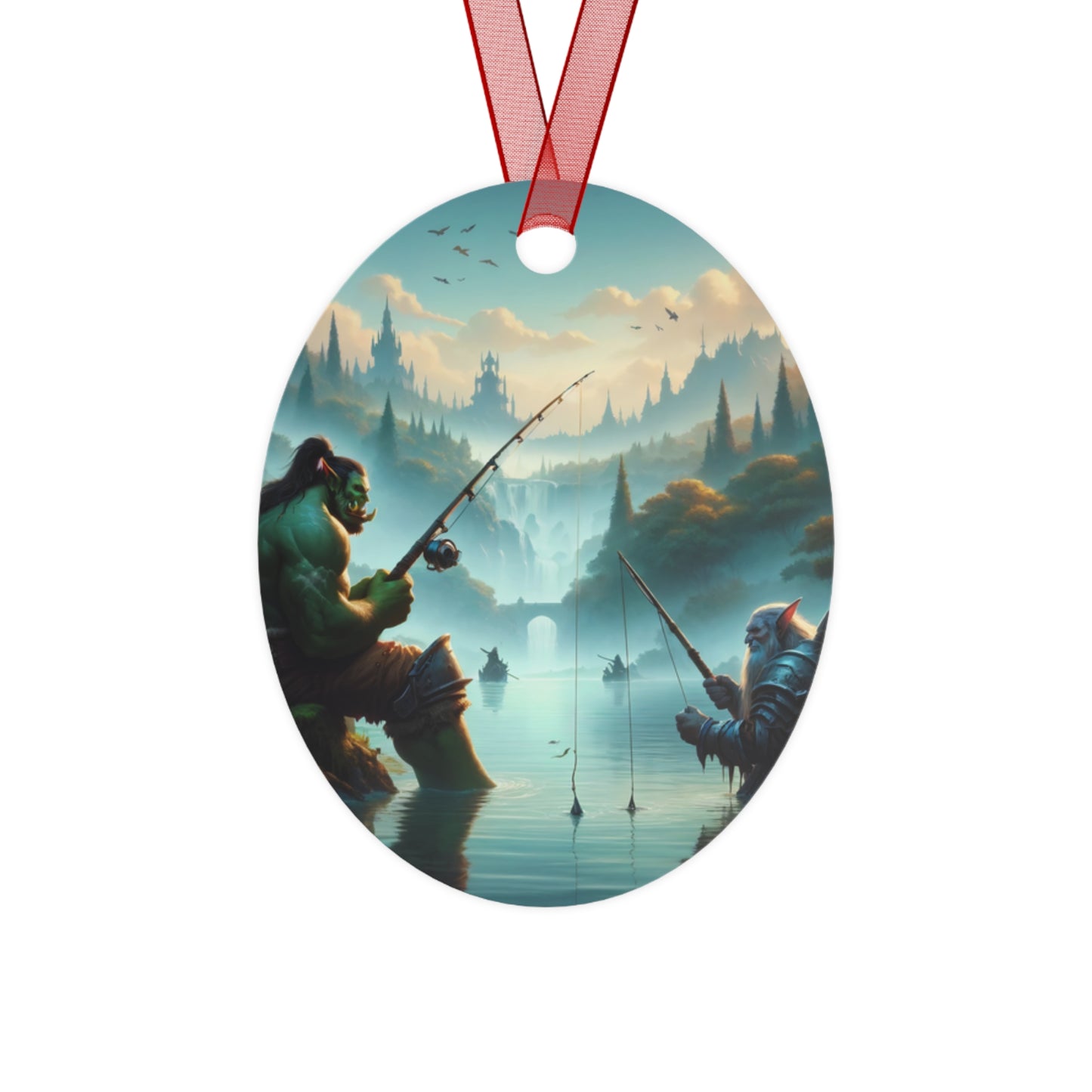 Ornament | Metal | Fantasy międzyrasowe | Orc i krasnolud