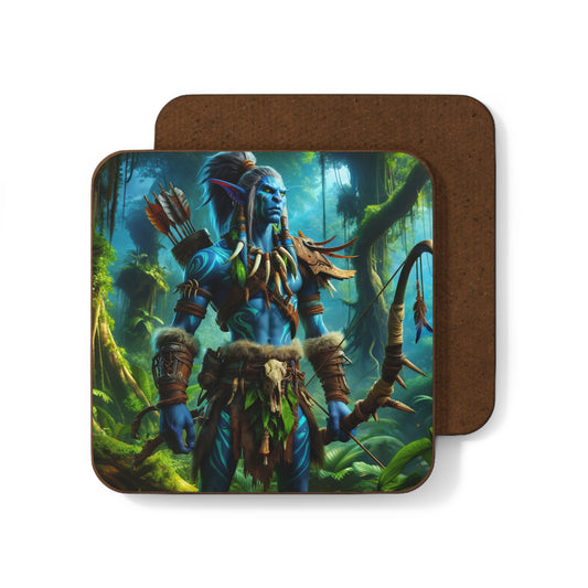 Coaster | Dense Fiberboard | Tribal Fantasy | Wood Elf Warrior