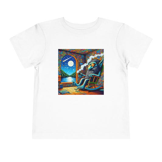 T-skjorte | Småbarn-T-skjorte | Kort erme | Psykedelisk kunst | Kosmisk drøm