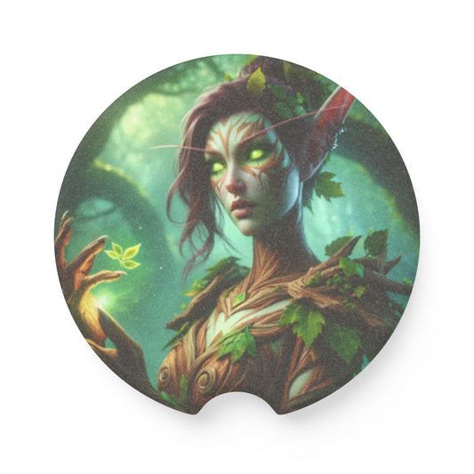 Bardak Altlığı | Araç Bardak Altlığı | Sabuntaşı | Orman Mitolojisi | Dryad | Doğa Ruhu