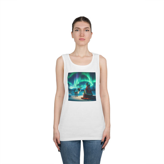 Tank Top | Unisex | Katun Tebal | Mitologi Nordik | Shaman Sami