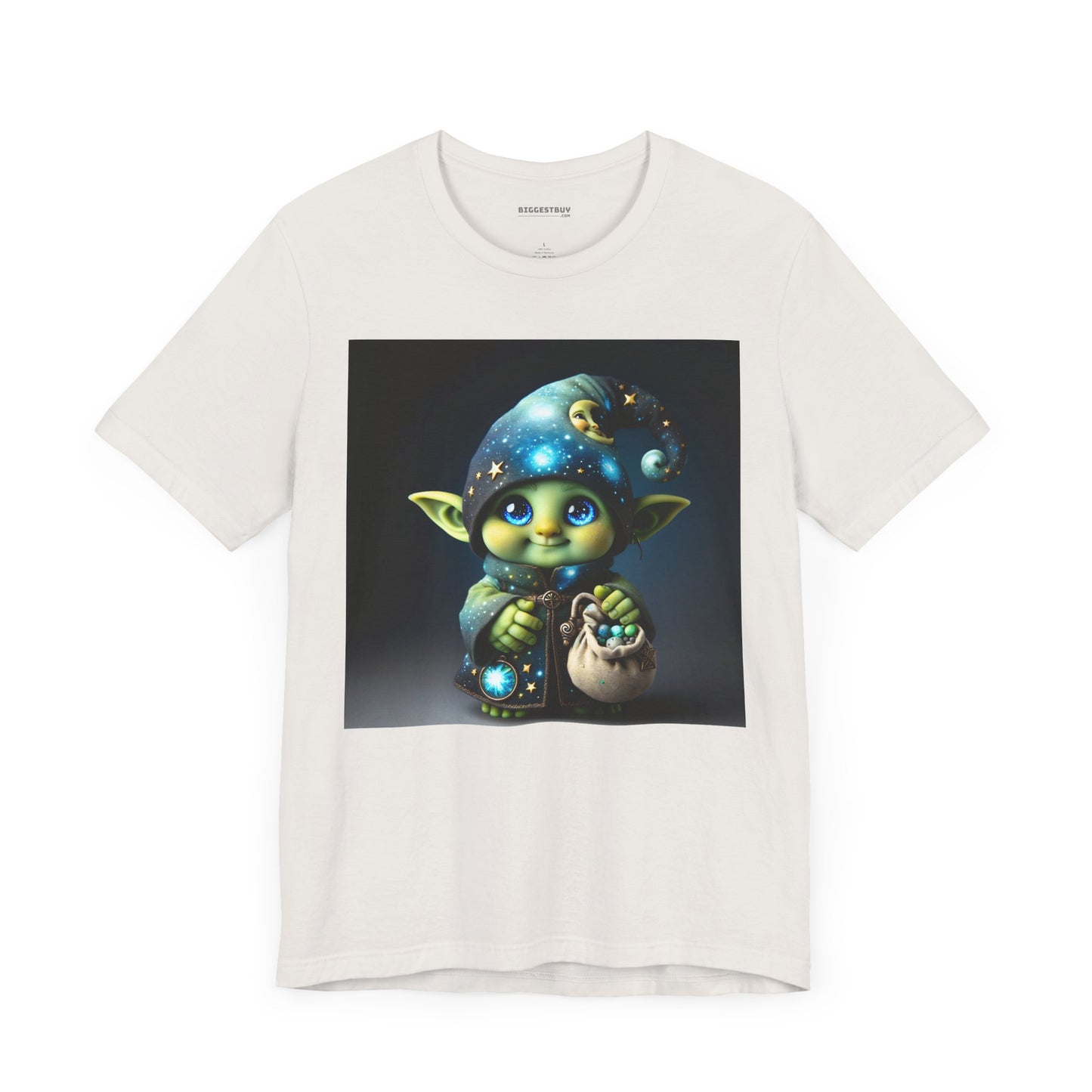 T-skjorte | Unisex | Jersey-T-skjorte | Kort erme | Fantasi | Skogsalv | Trollmann