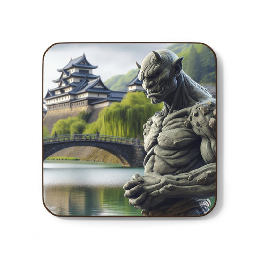 Coaster | Dense Fiberboard | Dark Fantasy | Yokai Lore | Oni