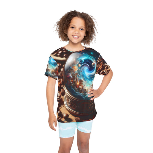 Sportshirt | Kinderen | Kosmisch Realisme | Sneeuwbol