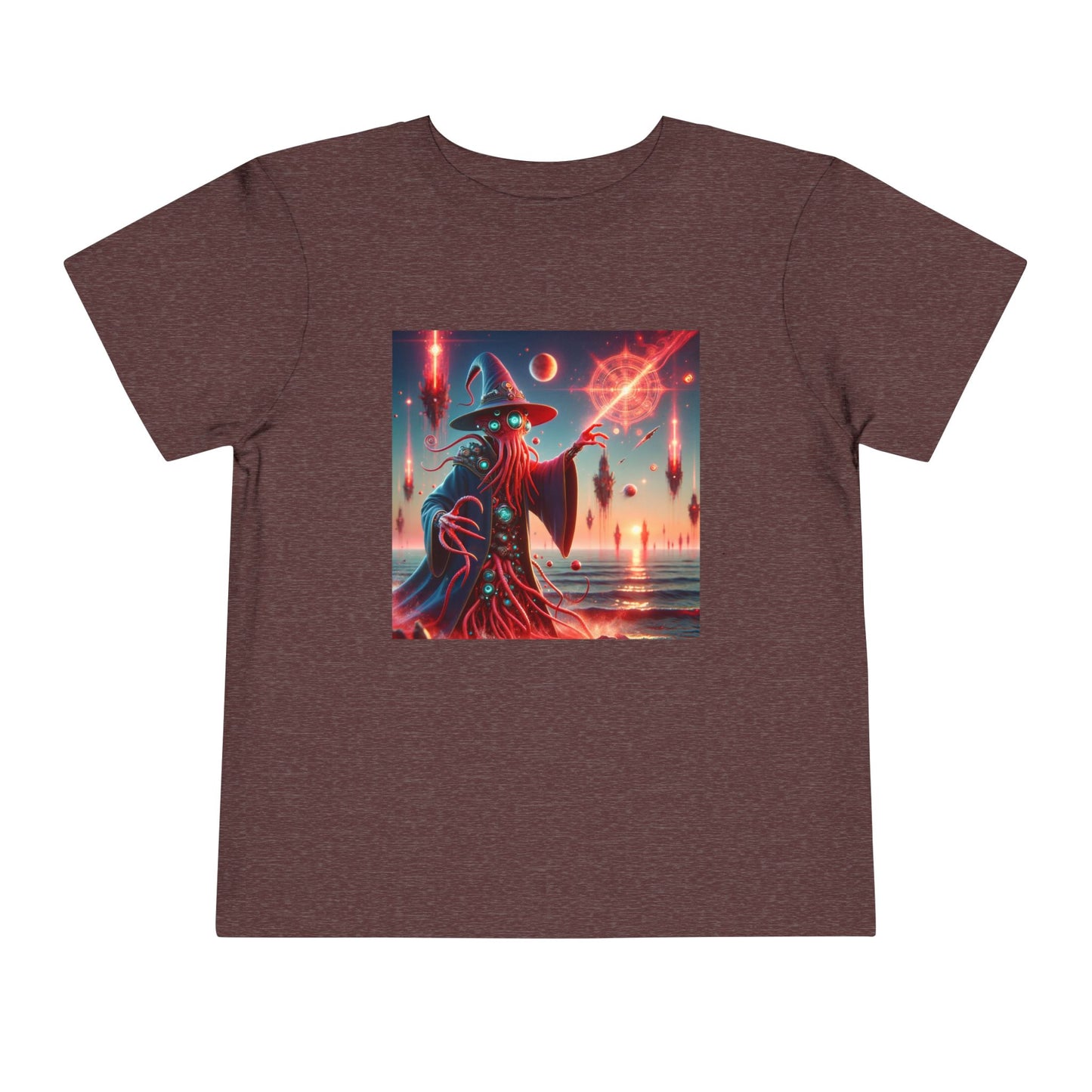 Camiseta | Camiseta para niños pequeños | Manga corta | Horror Cósmico | Mago Lovecraftiano