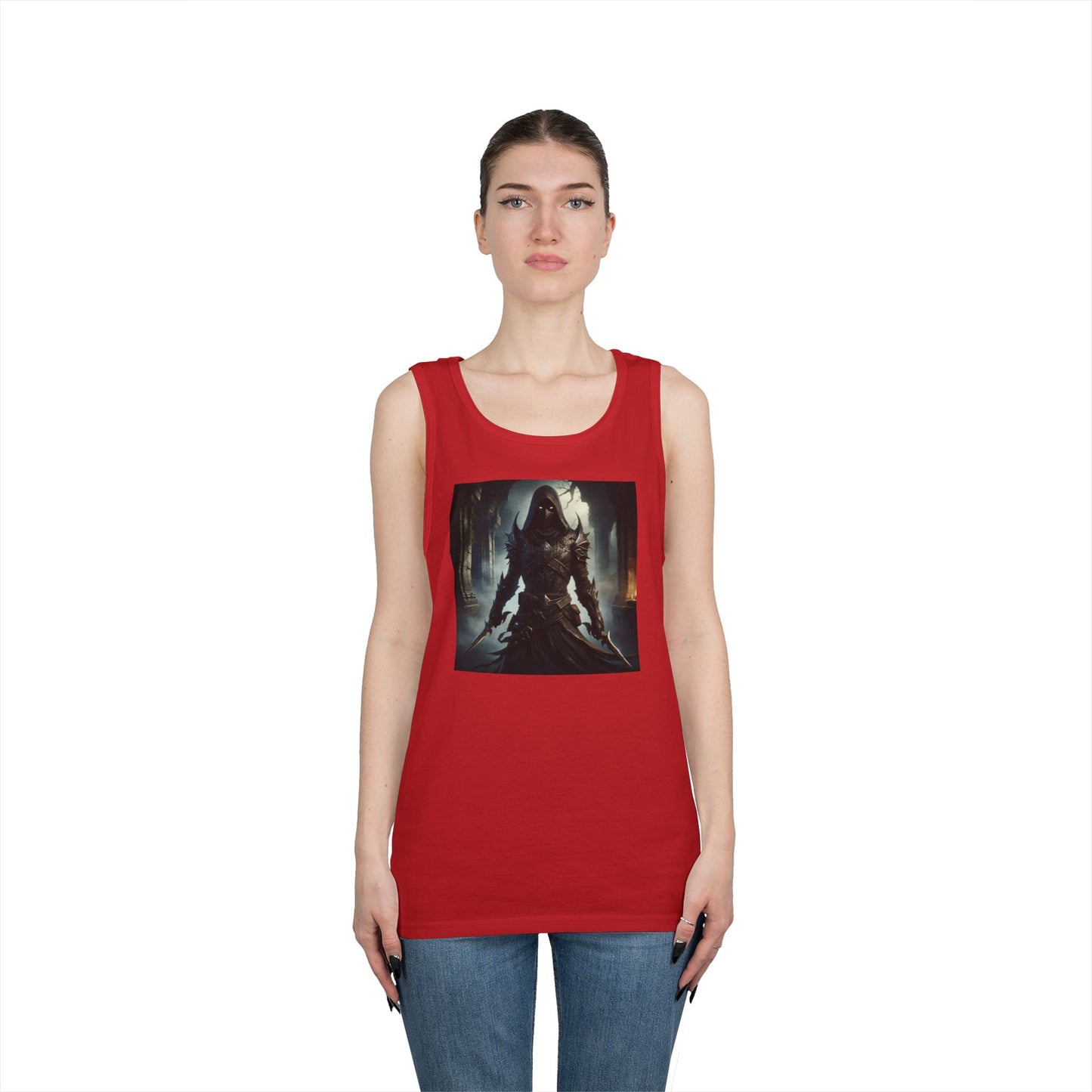 เสื้อกล้าม | ยูนิเซ็กส์ | ผ้าฝ้ายเนื้อหนา | จอมนักฆ่าเงามืด | นักล่าวิญญาณ