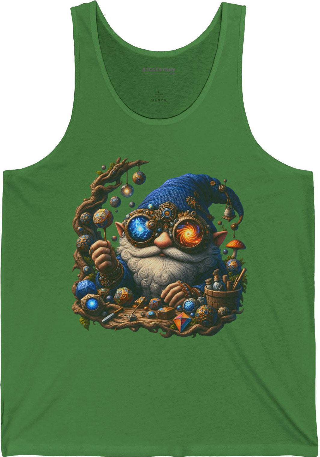 Enchanted Alchemist - Jersey Tank Top in Leaf, front view