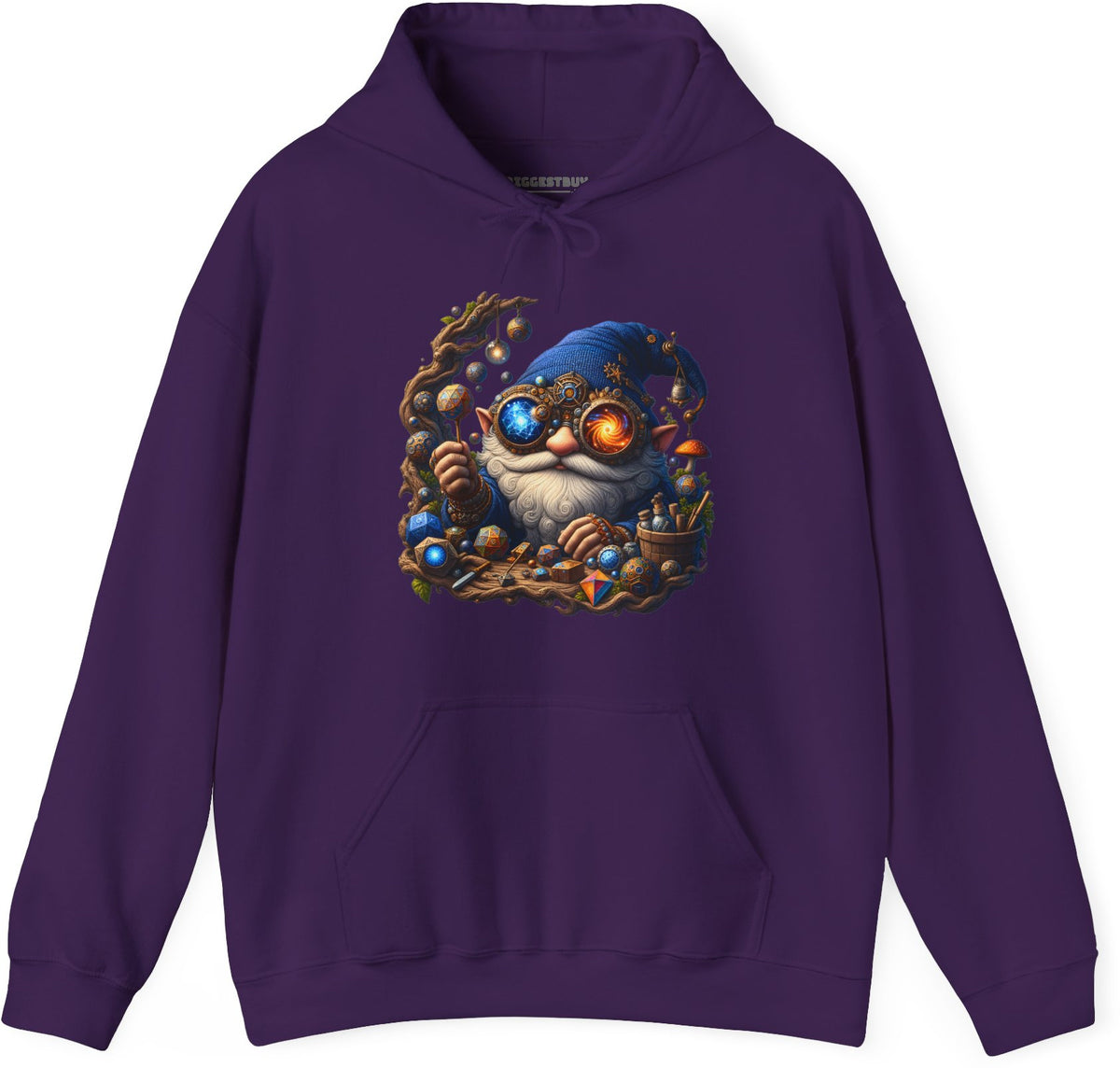 Enchanted Alchemist - Pullover Hoodie in Purple, front view