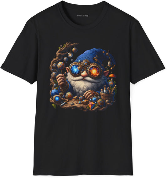Enchanted Alchemist - Softstyle T-Shirt in Black, front view