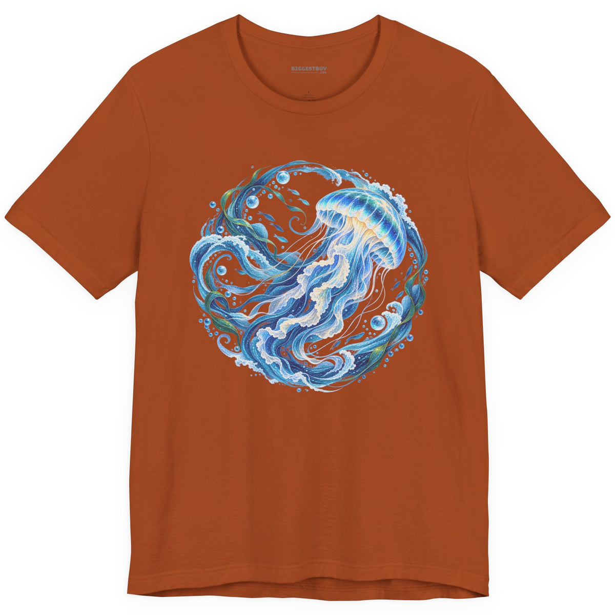 Jellylicious - Classic Jersey Tee in Autumn, front view