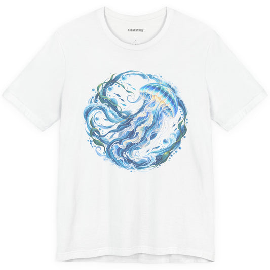 Jellylicious - Classic Jersey Tee in White, front view