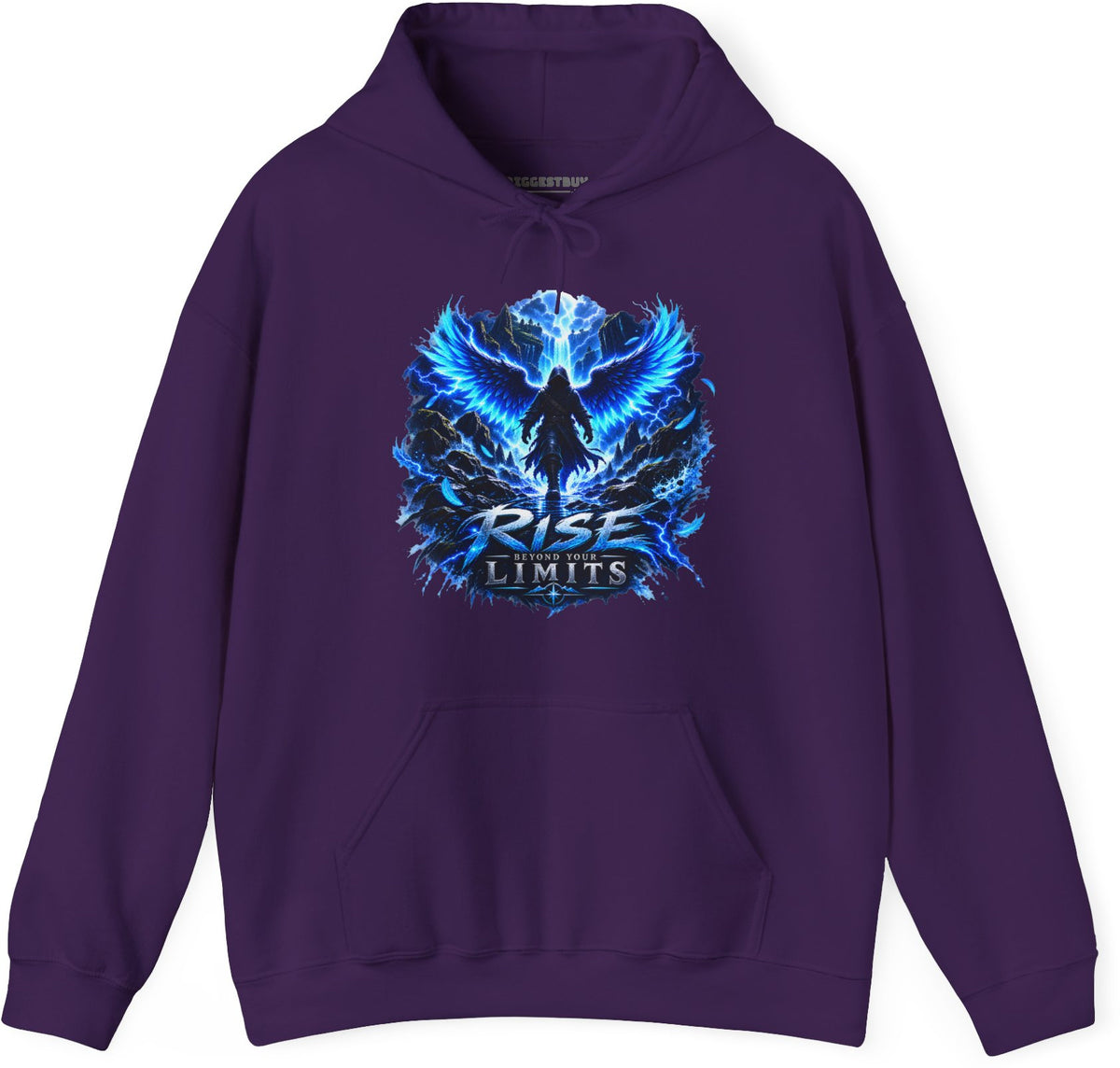 Limit Break - Pullover Hoodie in Purple, front view