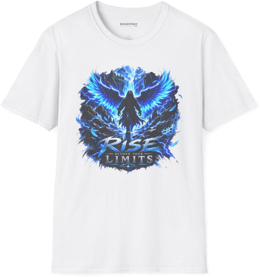 Limit Break - Softstyle T-Shirt in White, front view