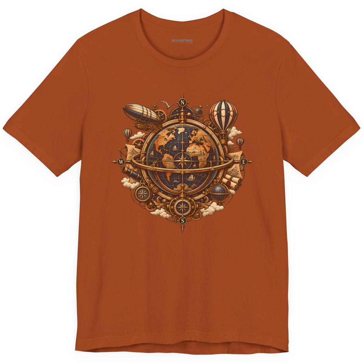 Nautical Nexus - Classic Jersey Tee in Autumn, front view