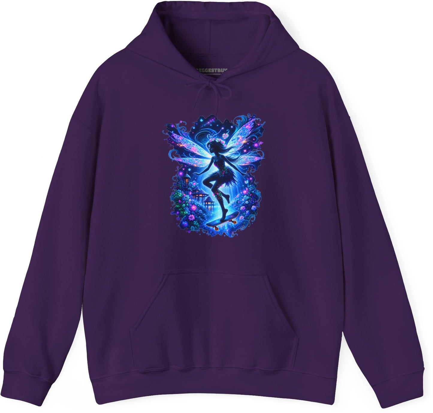 Skysurfer - Pullover Hoodie in Purple, front view