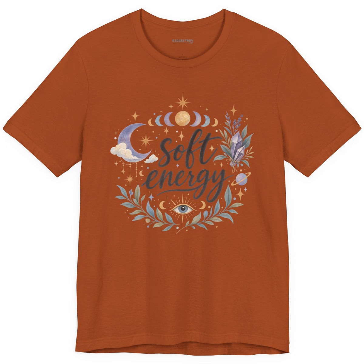 Softly Sparkling - Classic Jersey Tee in Autumn, front view