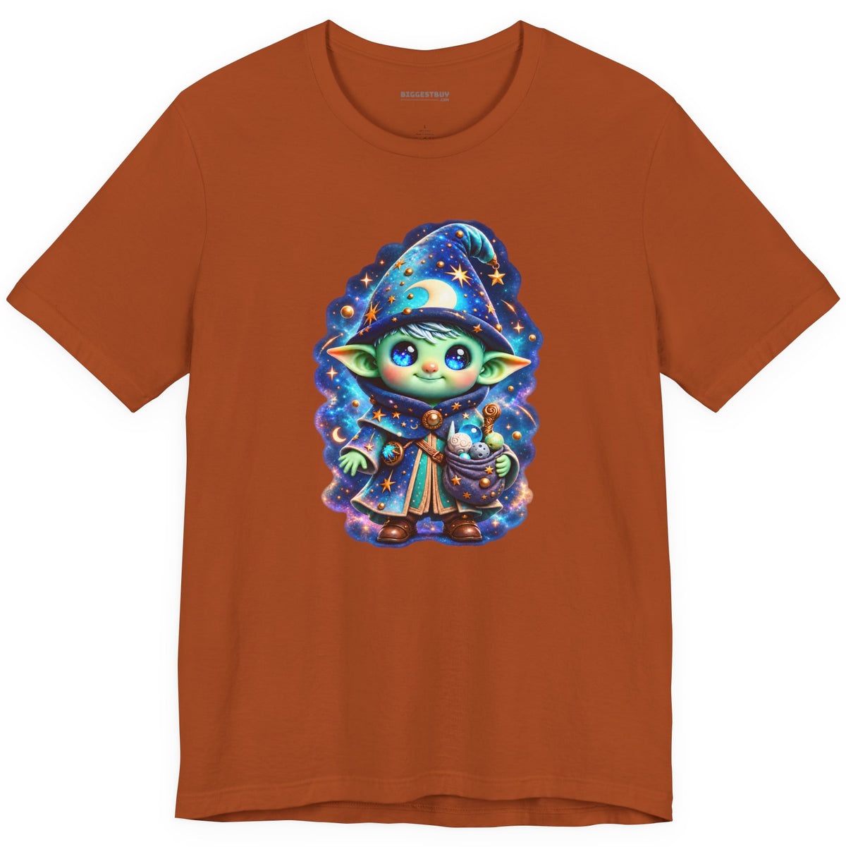 Starlit Sorcerer - Classic Jersey Tee in Autumn, front view