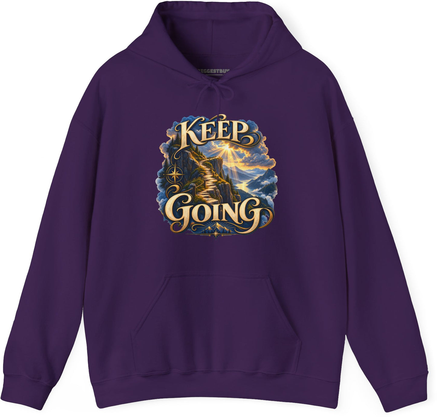Trailblazer - Pullover Hoodie in Purple, front view