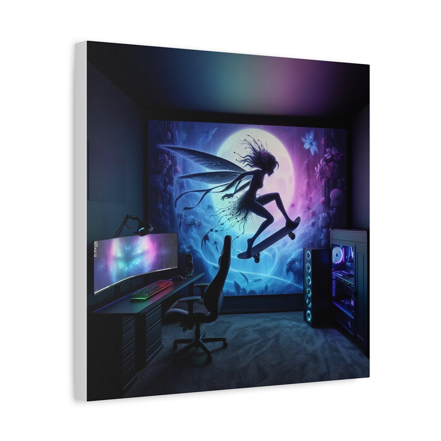 Sylph Wall Art Collection | Mythical Gaming Room Enhancement Decor