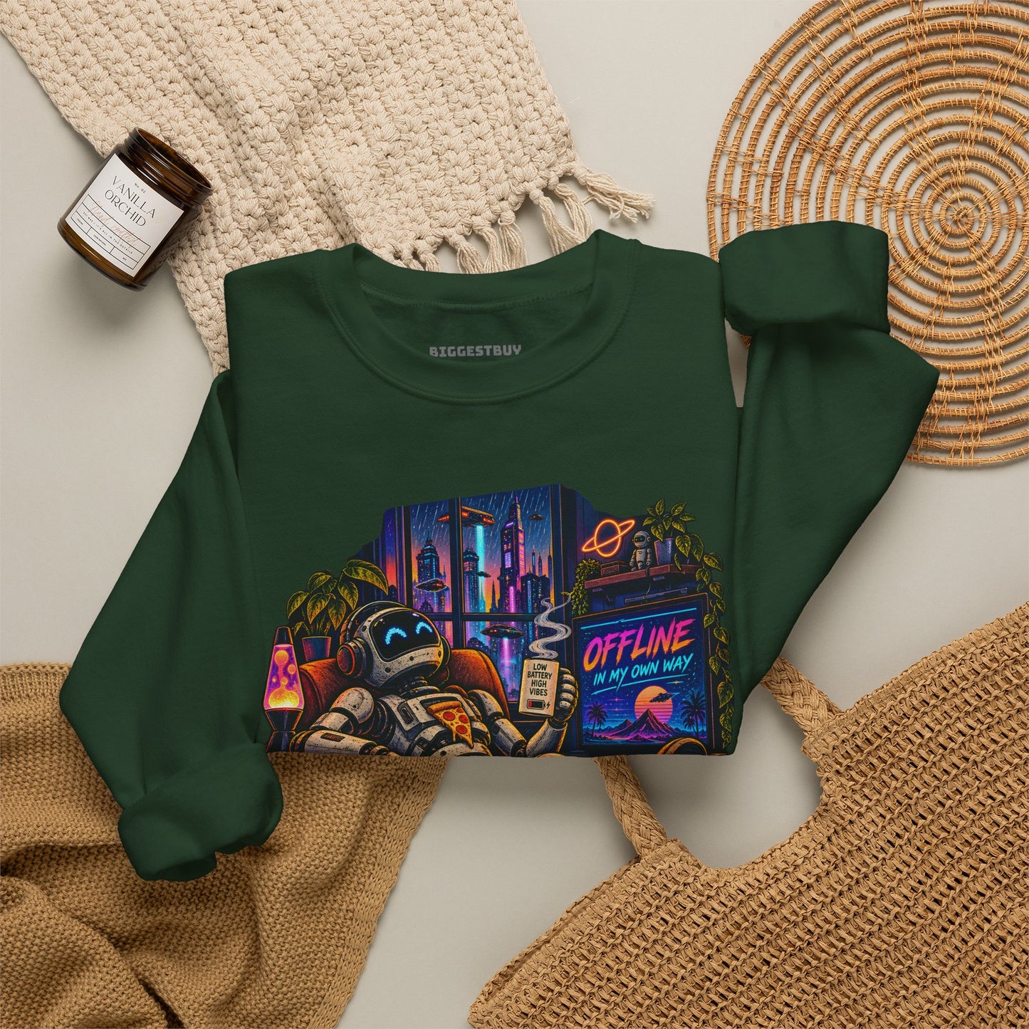 Offline Orbit - Crewneck Sweatshirt