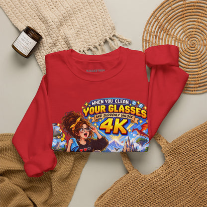 Glasses Galaxy - Crewneck Sweatshirt