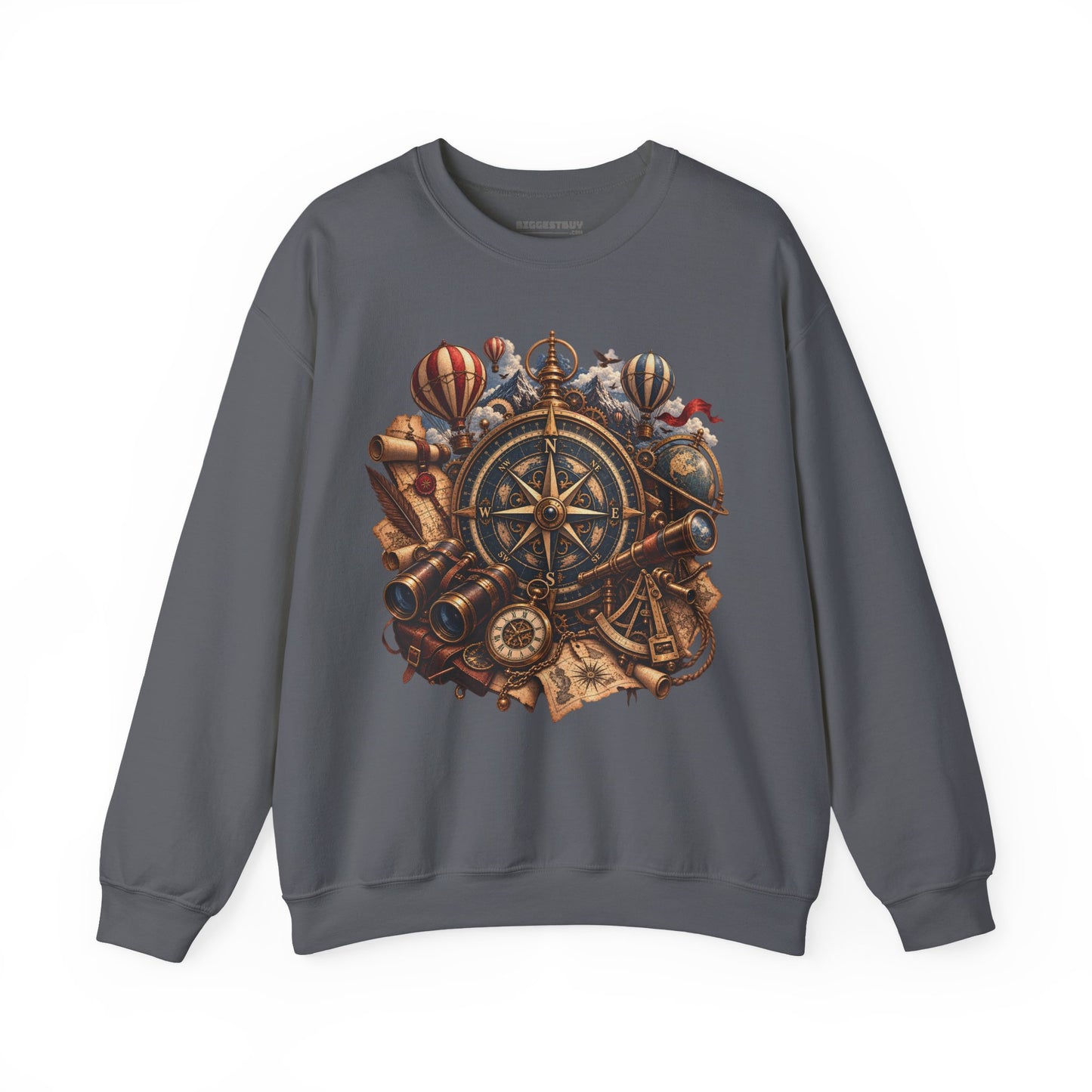 Navigatin Nostalgia - Crewneck Sweatshirt