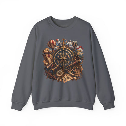 Navigatin Nostalgia - Crewneck Sweatshirt