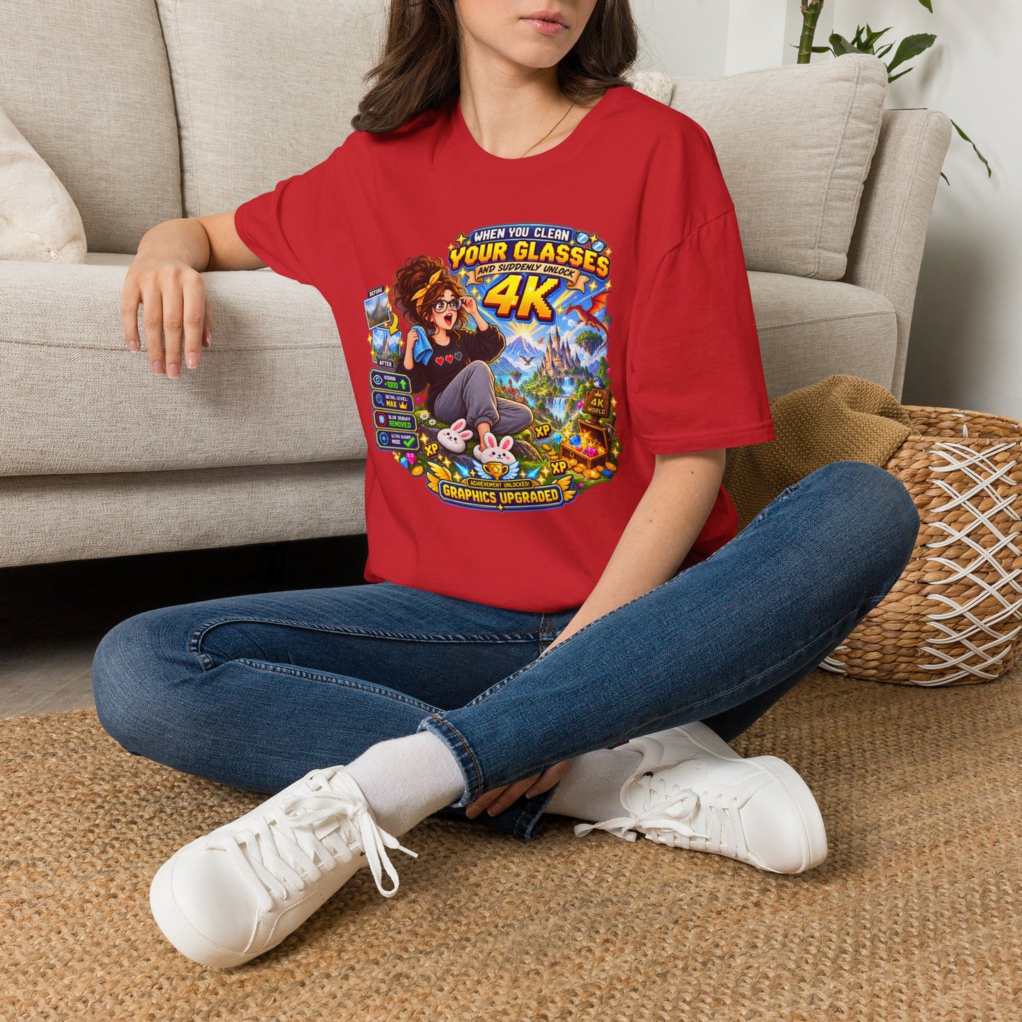 Glasses Galaxy - Softstyle T-Shirt