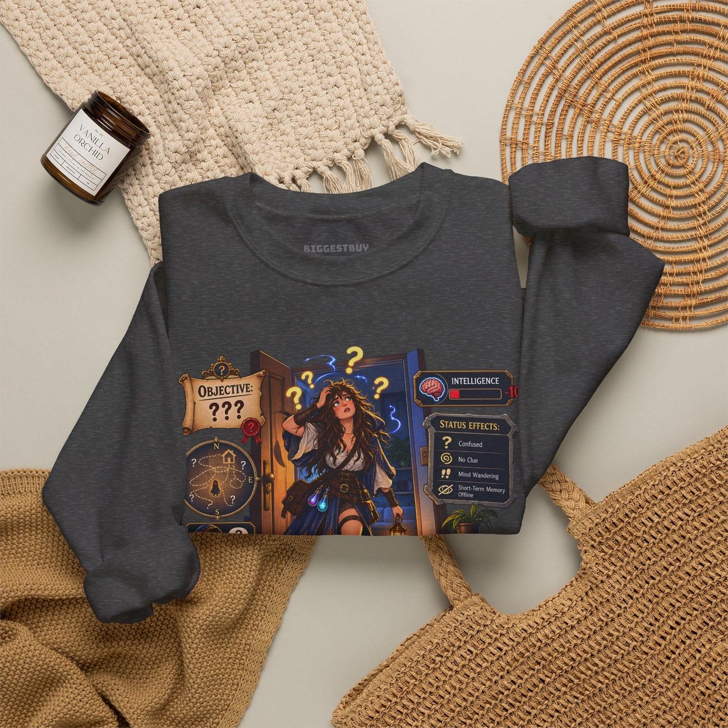 Quest Lost - Crewneck Sweatshirt