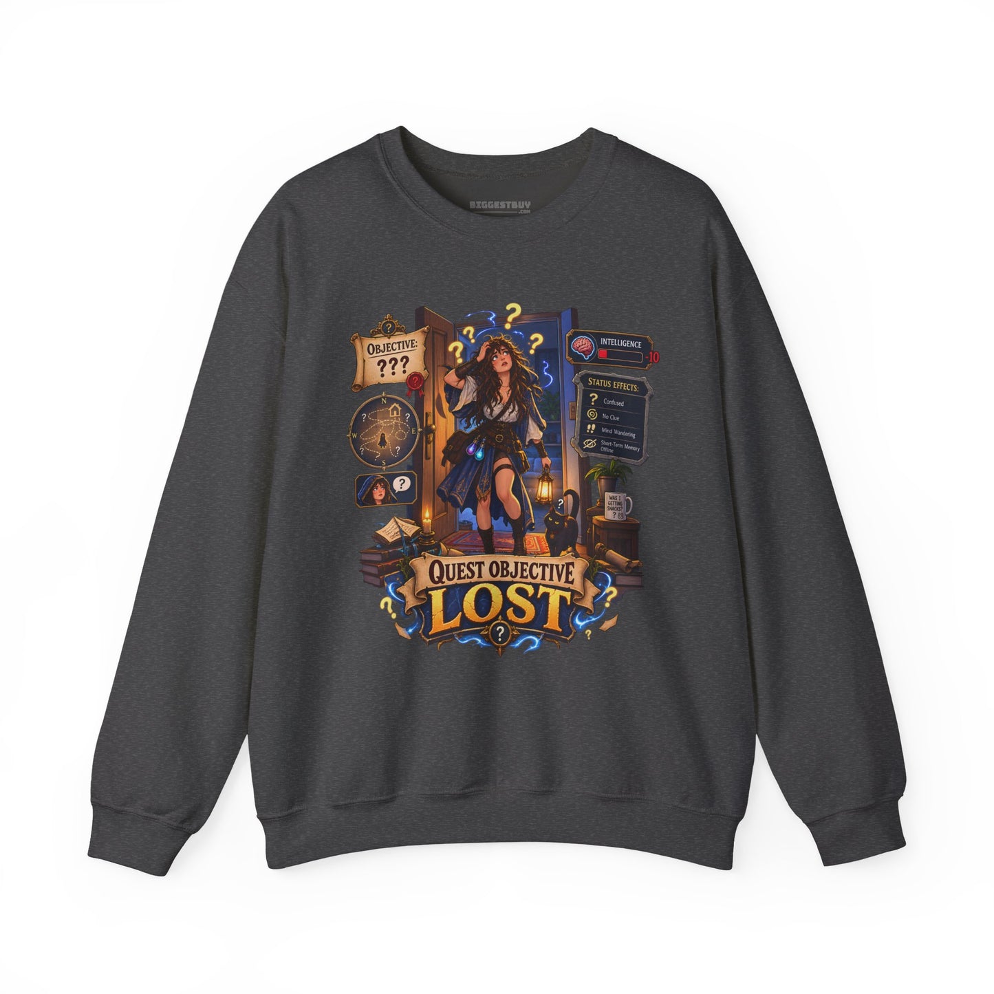 Quest Lost - Crewneck Sweatshirt