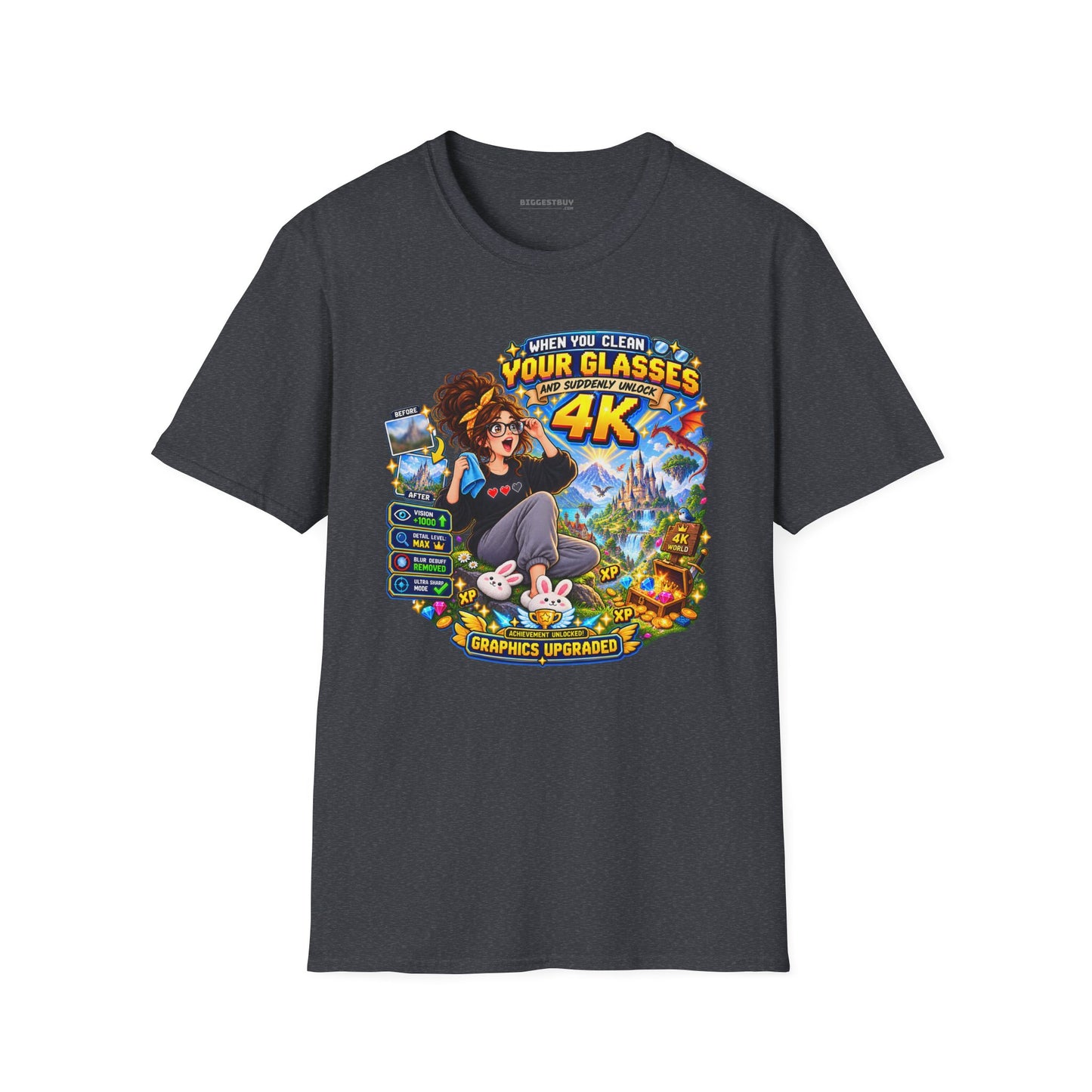 Glasses Galaxy - Softstyle T-Shirt
