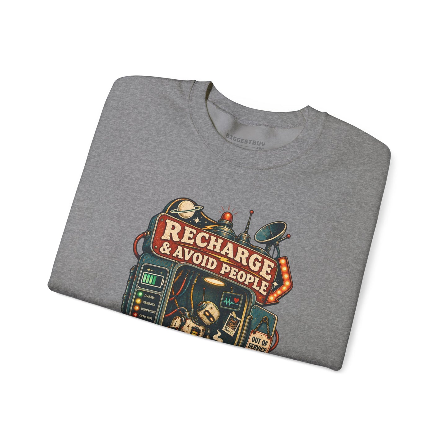 Social Recharge - Crewneck Sweatshirt