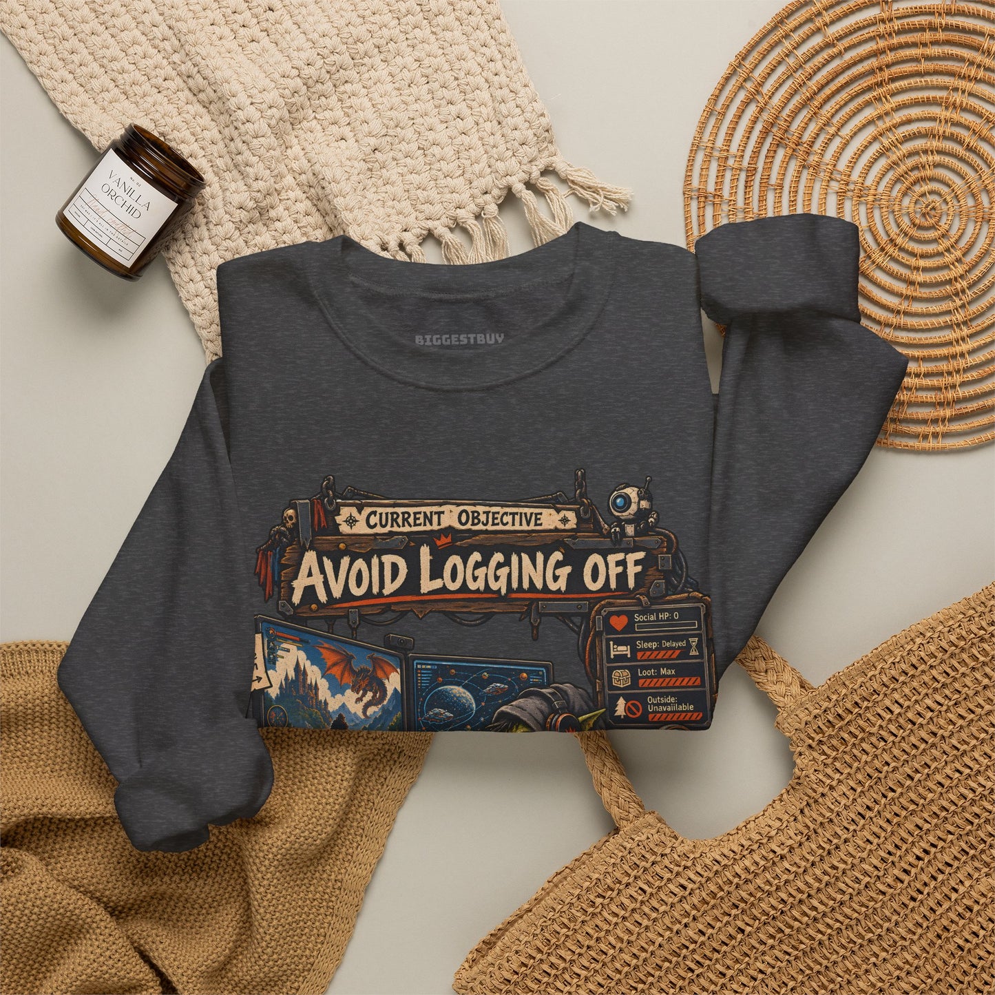 Logoff Dodge - Crewneck Sweatshirt