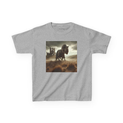 Camiseta | Camiseta Infantil | Algodão Pesado | Ficção Dinossáurica | T-Rex Ancestral