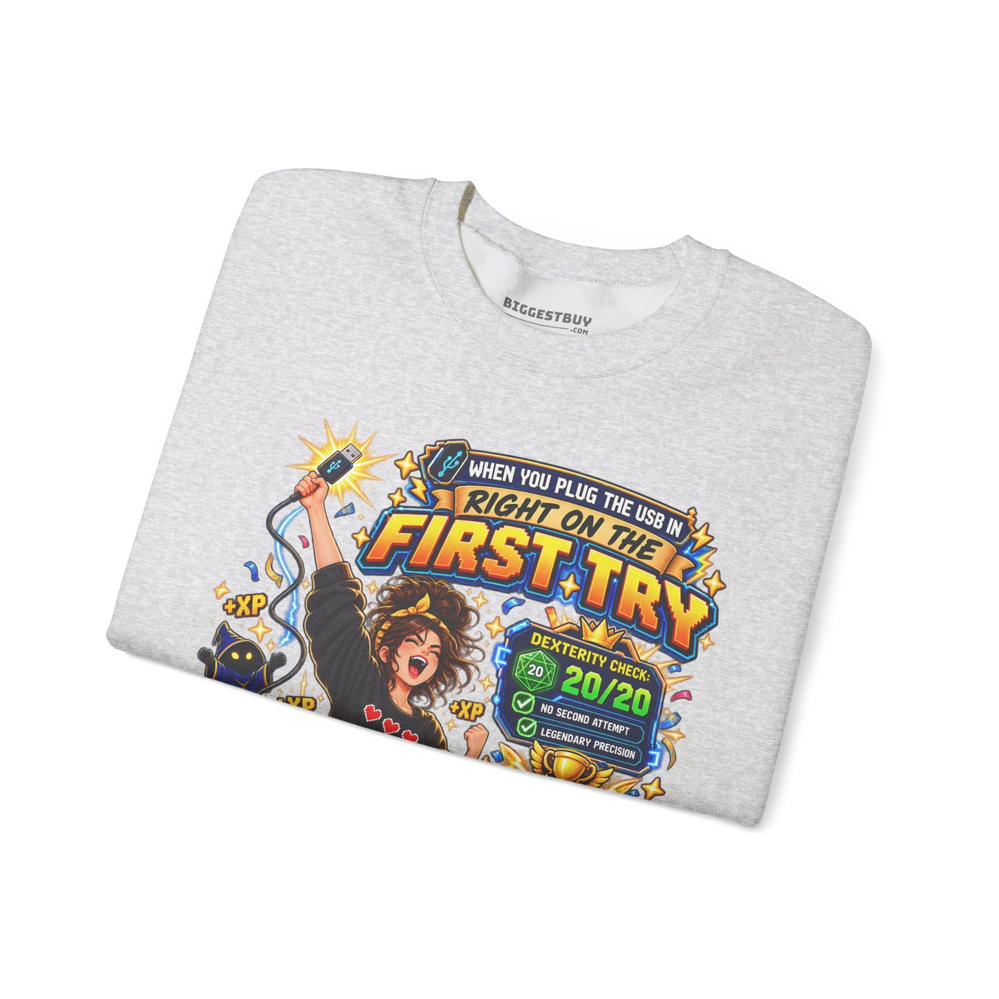 First Try - Crewneck Sweatshirt
