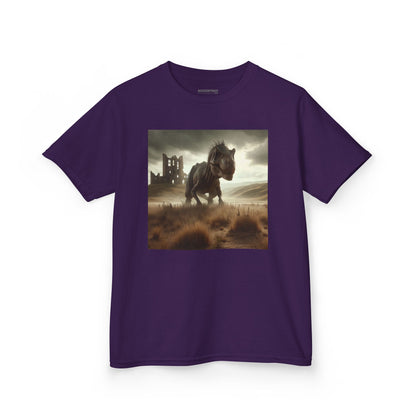 Camiseta | Camiseta Infantil | Algodão Pesado | Ficção Dinossáurica | T-Rex Ancestral