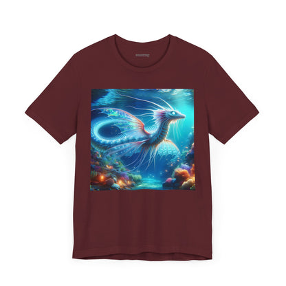 Camiseta | Unisex | Camiseta de punto | Manga corta | Fantasía Acuática | Dragón Marino
