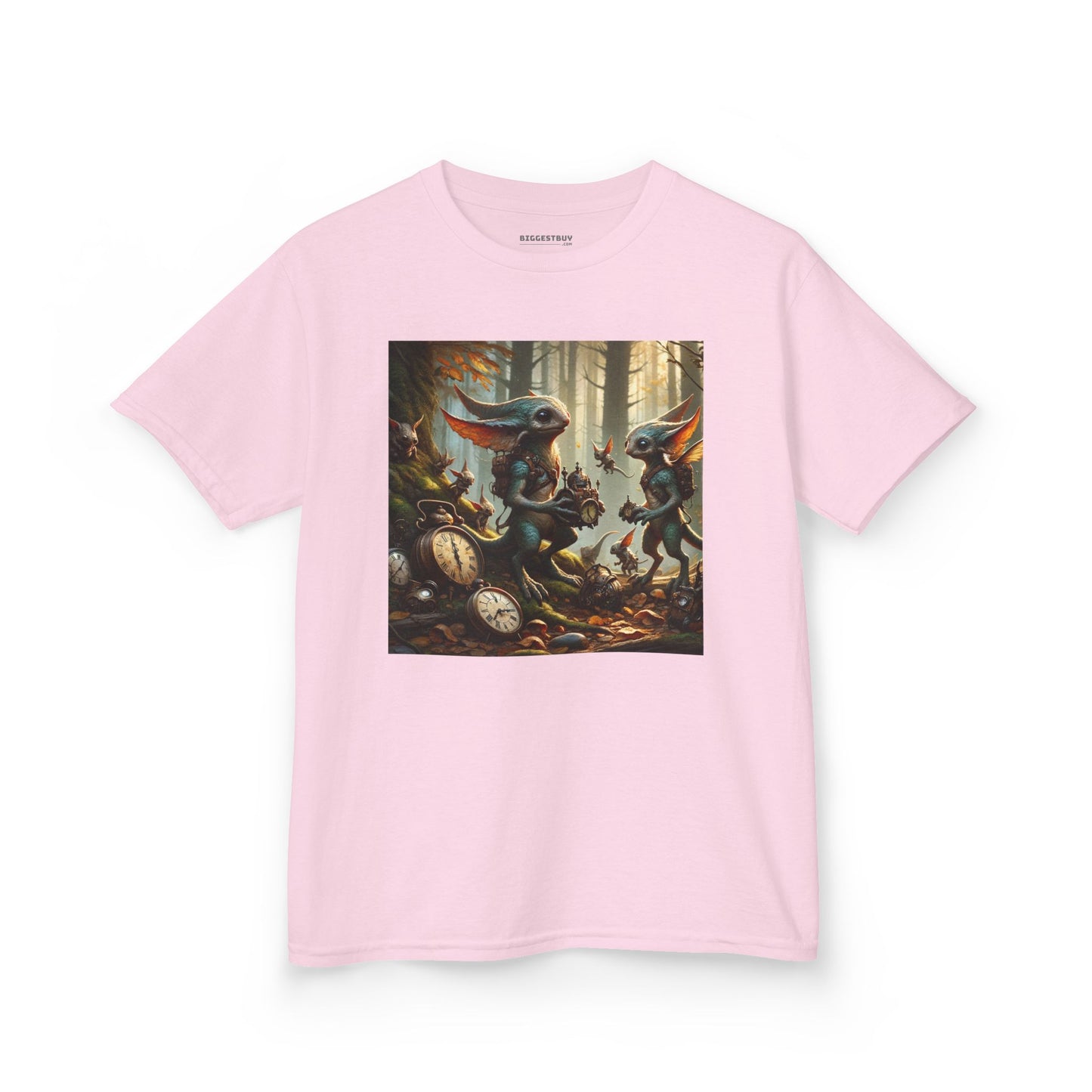 T-Shirt | Koszulka dziecięca | Ciężka bawełna | Steampunk Fantasy | Leśne Pooka