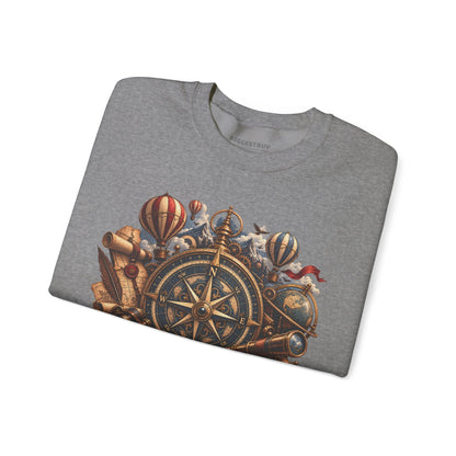 Navigatin Nostalgia - Crewneck Sweatshirt