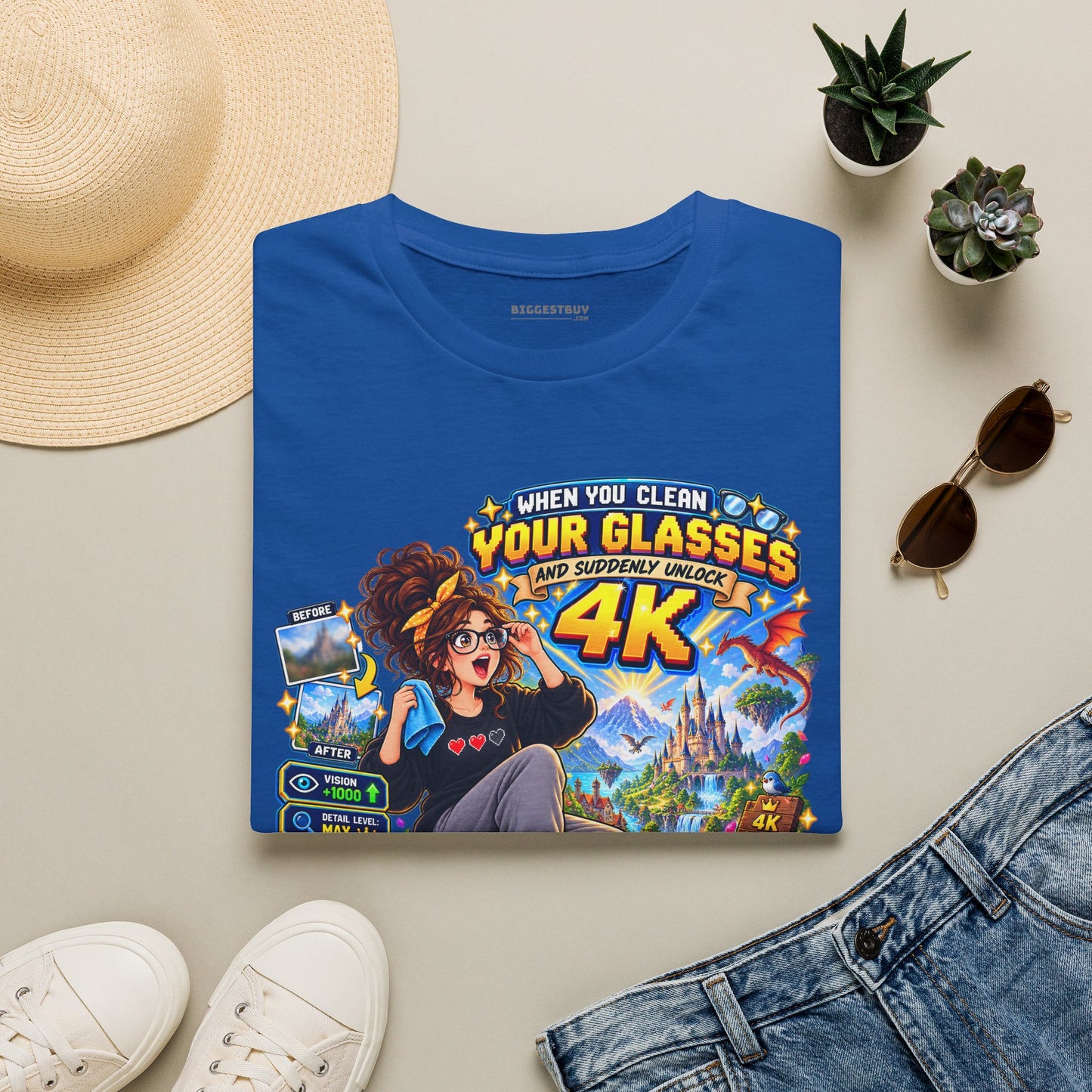Glasses Galaxy - Softstyle T-Shirt