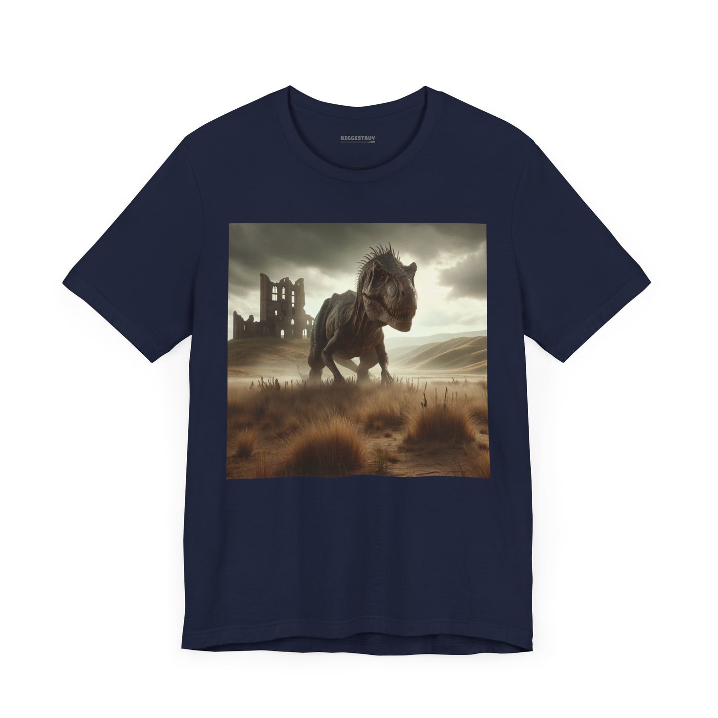 T-Shirt | Unisex | Jersey Tee | Short Sleeve | Prehistoric Fantasy | T-Rex Hunt