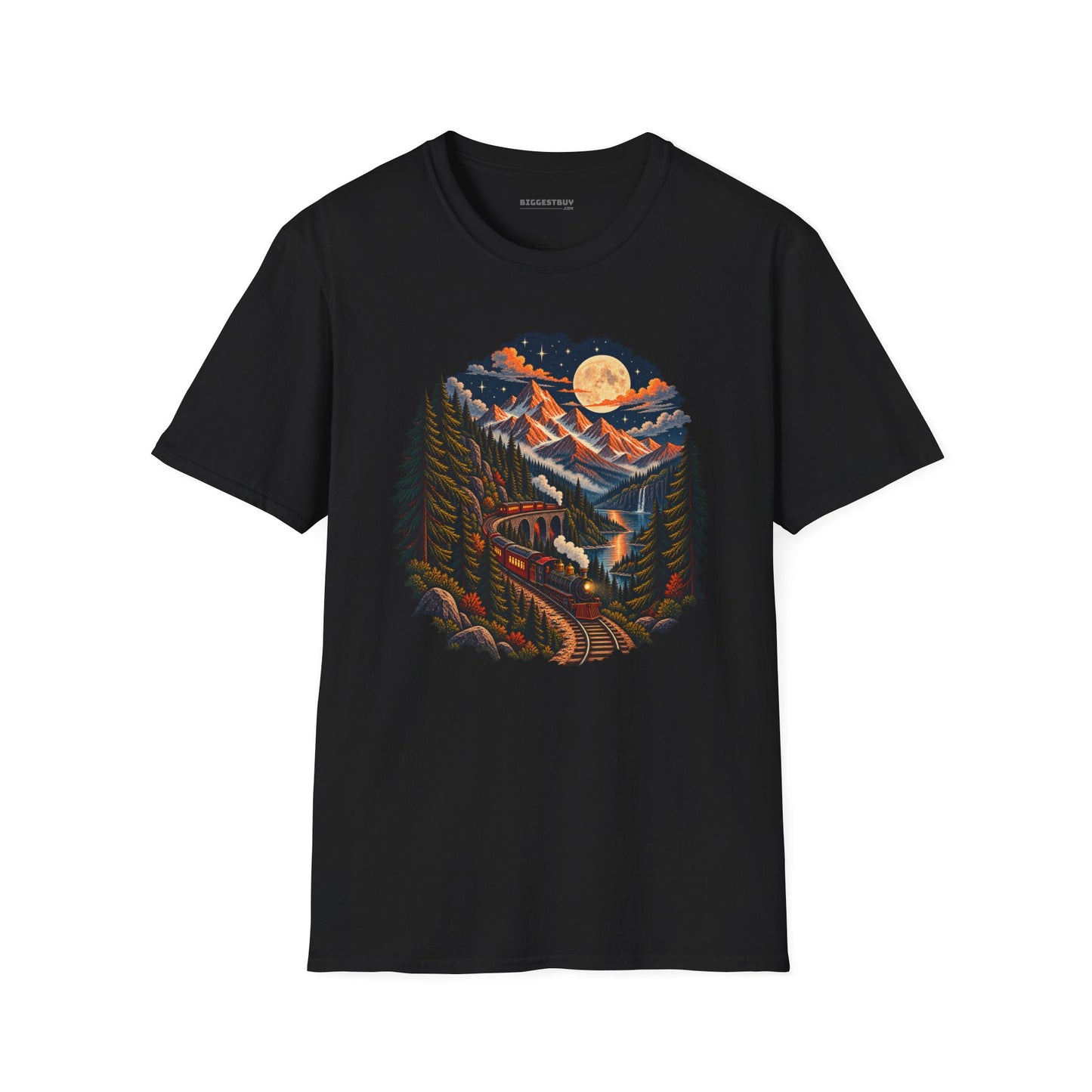 Midnight Rails - Softstyle T-Shirt
