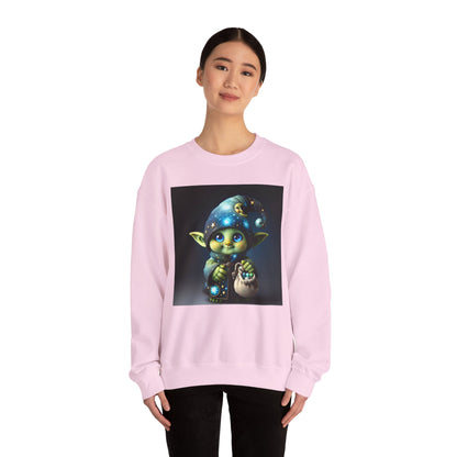 Genser | Unisex | Rund hals | Kraftig blanding | Fantasi | Skogsalv | Trollmann