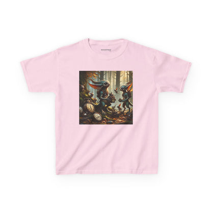 T-Shirt | Koszulka dziecięca | Ciężka bawełna | Steampunk Fantasy | Leśne Pooka