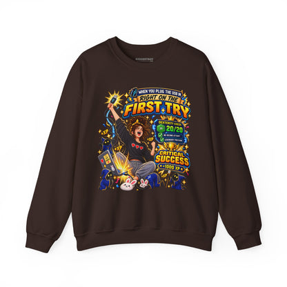 First Try - Crewneck Sweatshirt