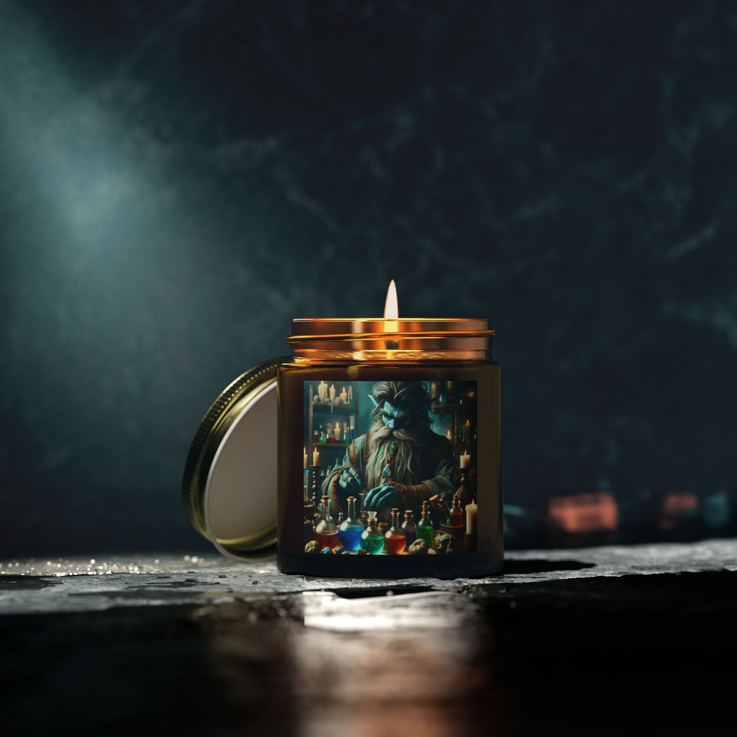 Candela profumata | Alchimia Mistica | Djinn Blu