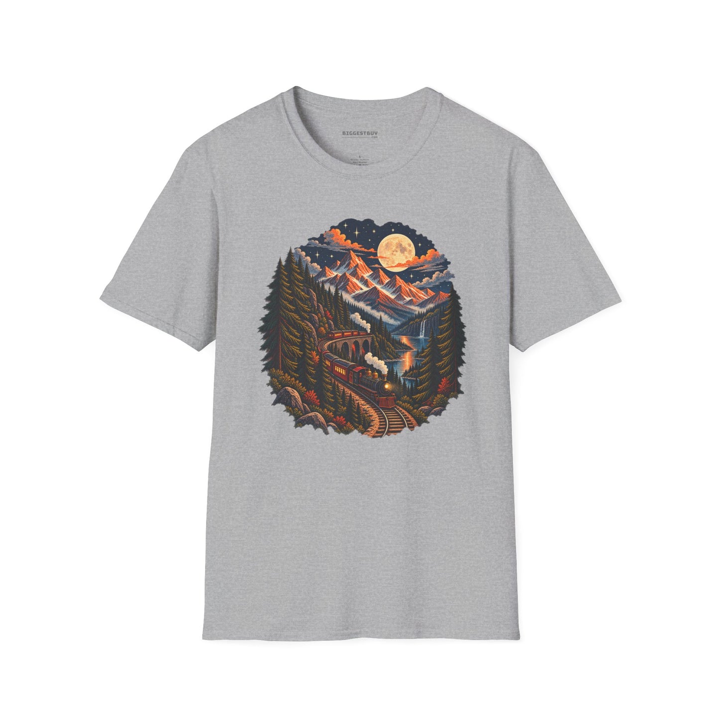 Midnight Rails - Softstyle T-Shirt