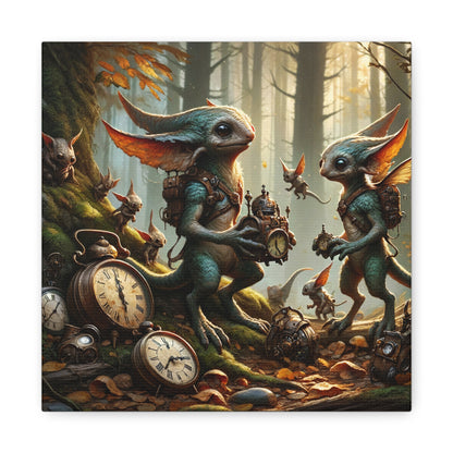 Canvas | Mat | Steampunk Feeën | Boswachters