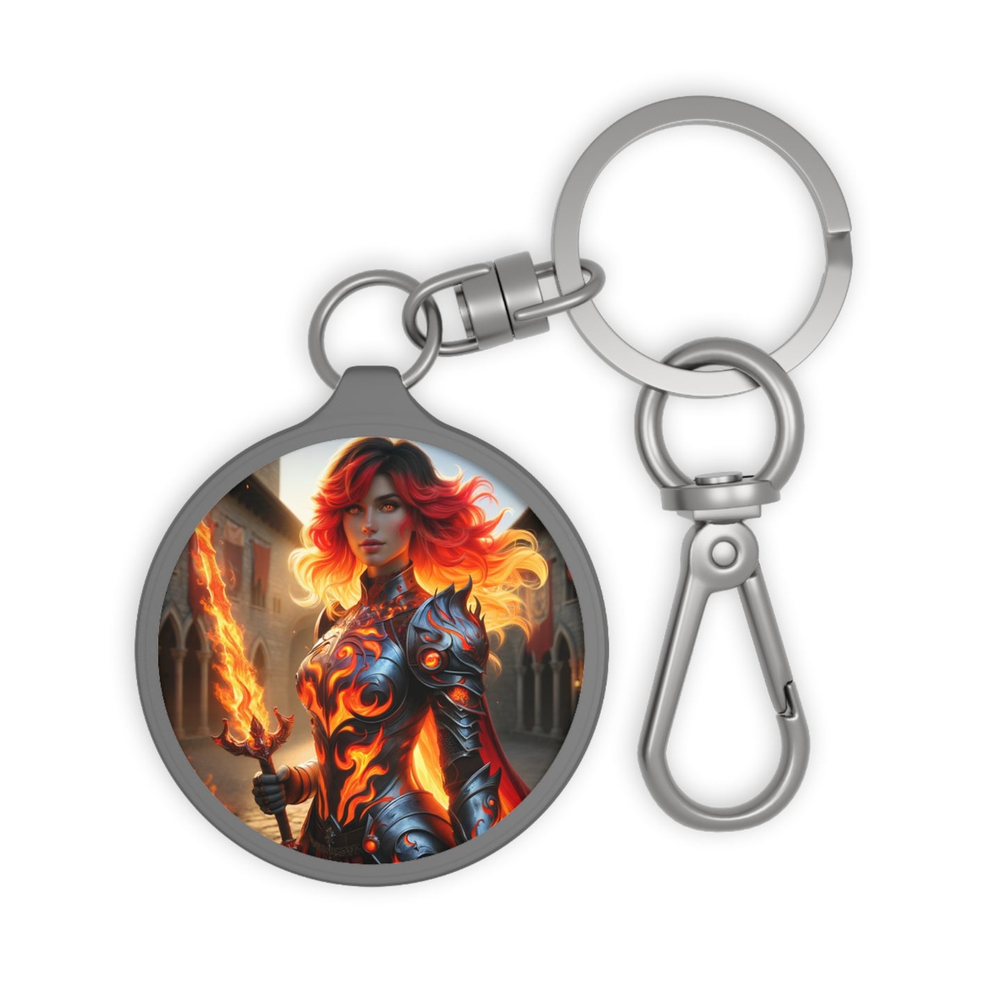 Round Keychain