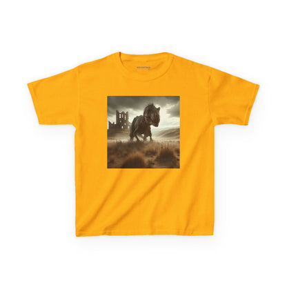 Camiseta | Camiseta Infantil | Algodão Pesado | Ficção Dinossáurica | T-Rex Ancestral